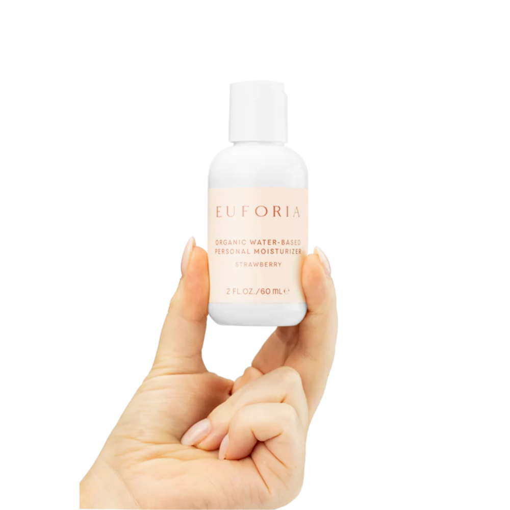 Organic Water-Based Personal Moisturizer in Strawberry