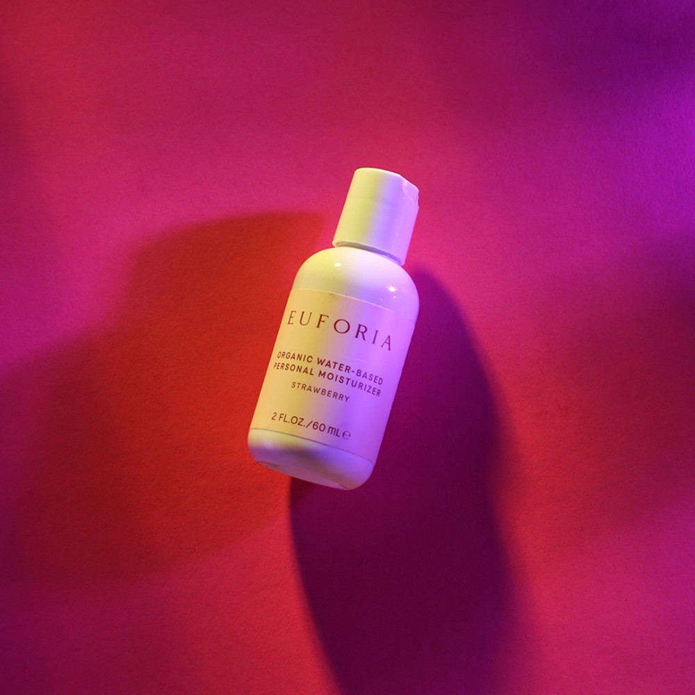 Organic Water-Based Personal Moisturizer in Strawberry