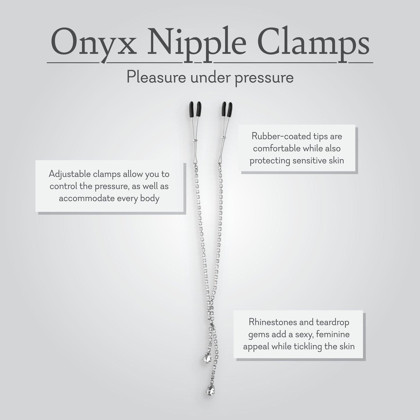Onyx Nipple Clamps