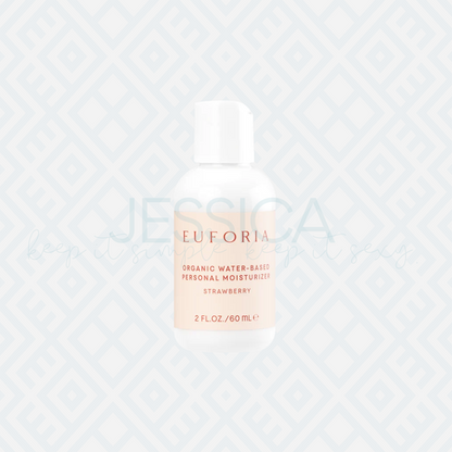 Organic Water-Based Personal Moisturizer in Strawberry
