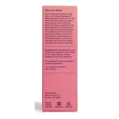 Massage Oil with Organic Botanicals